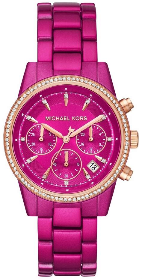 michael kors watch face protector|hot pink michael kors watch.